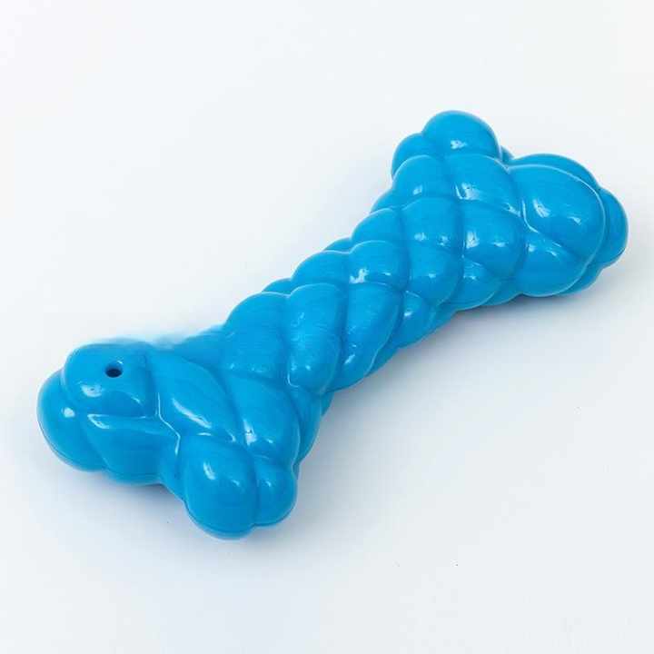 Wholesale Vocal Flat Bone Dog Toys Gnawing Teeth Grinding Bite Resistant Interactive Pet Toys