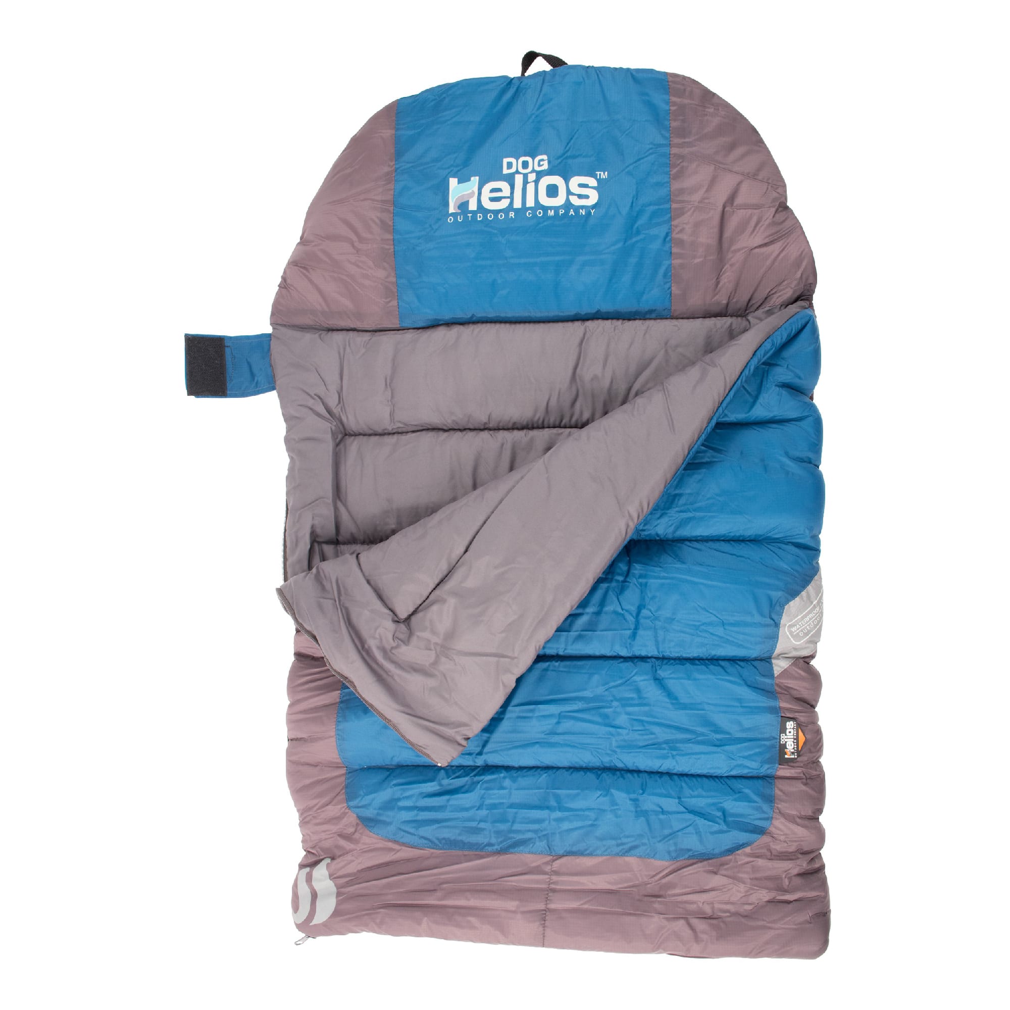 Dog Helios Blue Trail-Barker Multi-Surface Travel Dog Bed Featuring BlackShark Technology, 39.4" L X 25.7" W