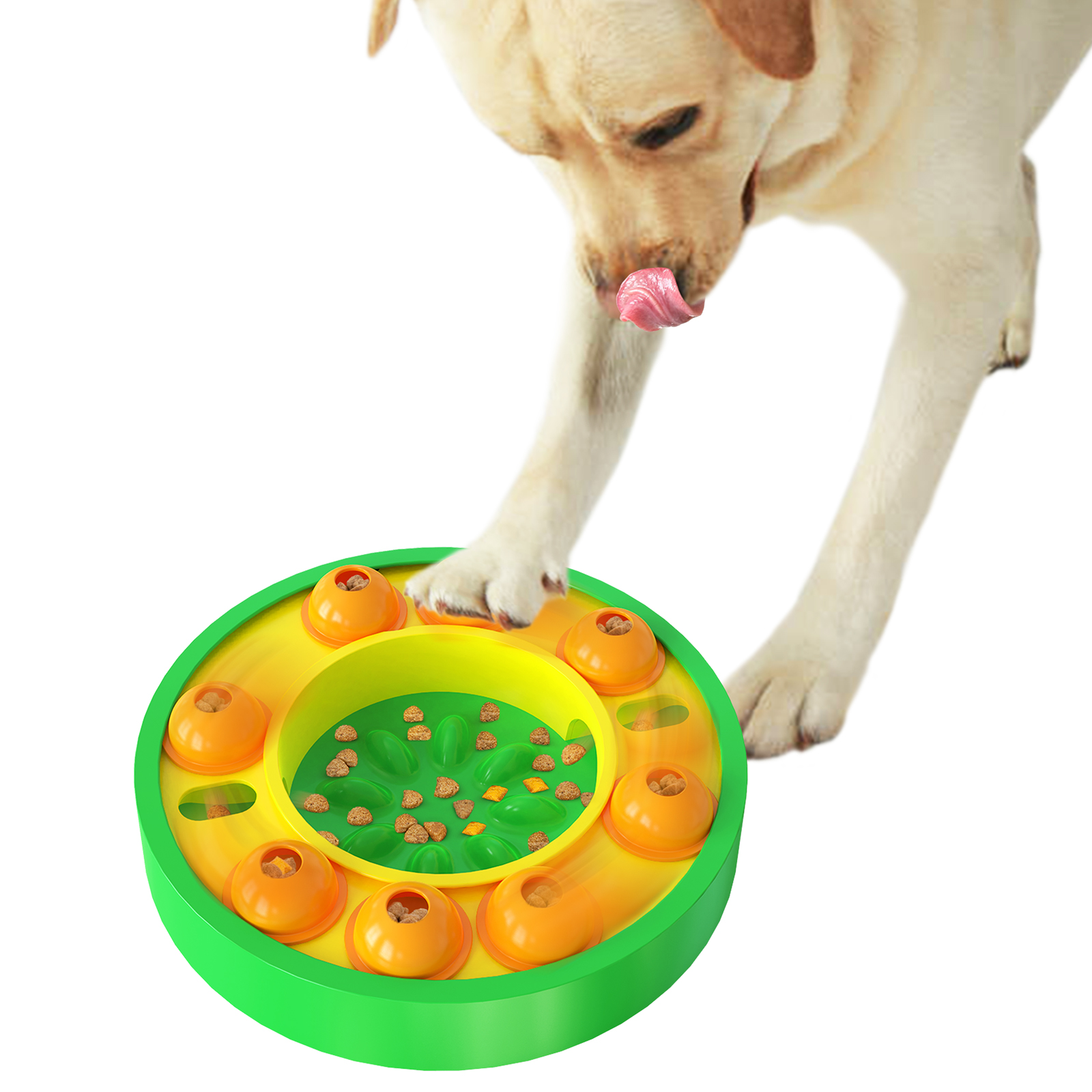 Wholesale Cartoon modeling pet puzzle toy with food feeder multifunctional Interactive funny pet dog toy