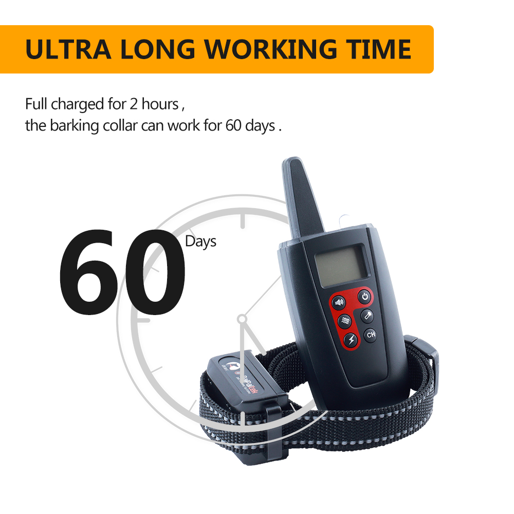 3300FT IPX7 Waterproof Dog Shock Collar Dog Training Collar with Remote for Small Medium Large Dogs