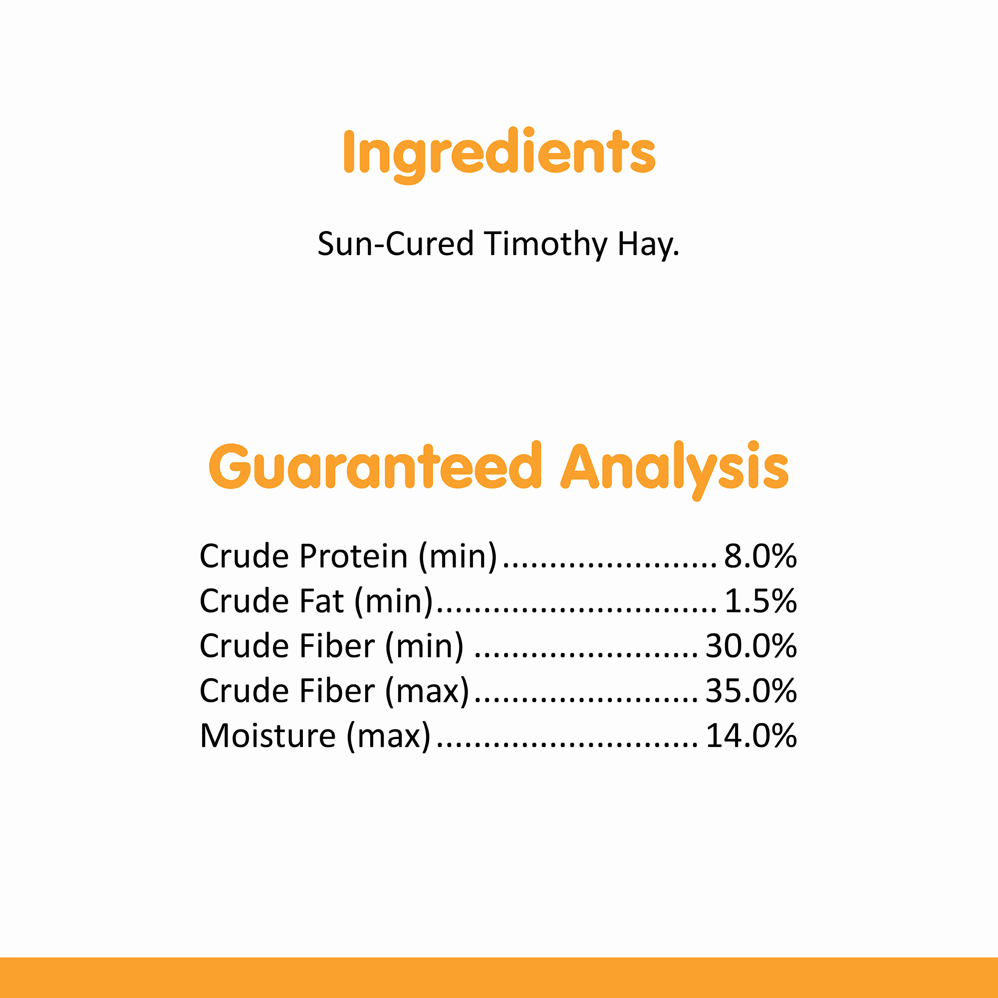 Sun Seed All Natural Timothy Cubes, 16 oz.