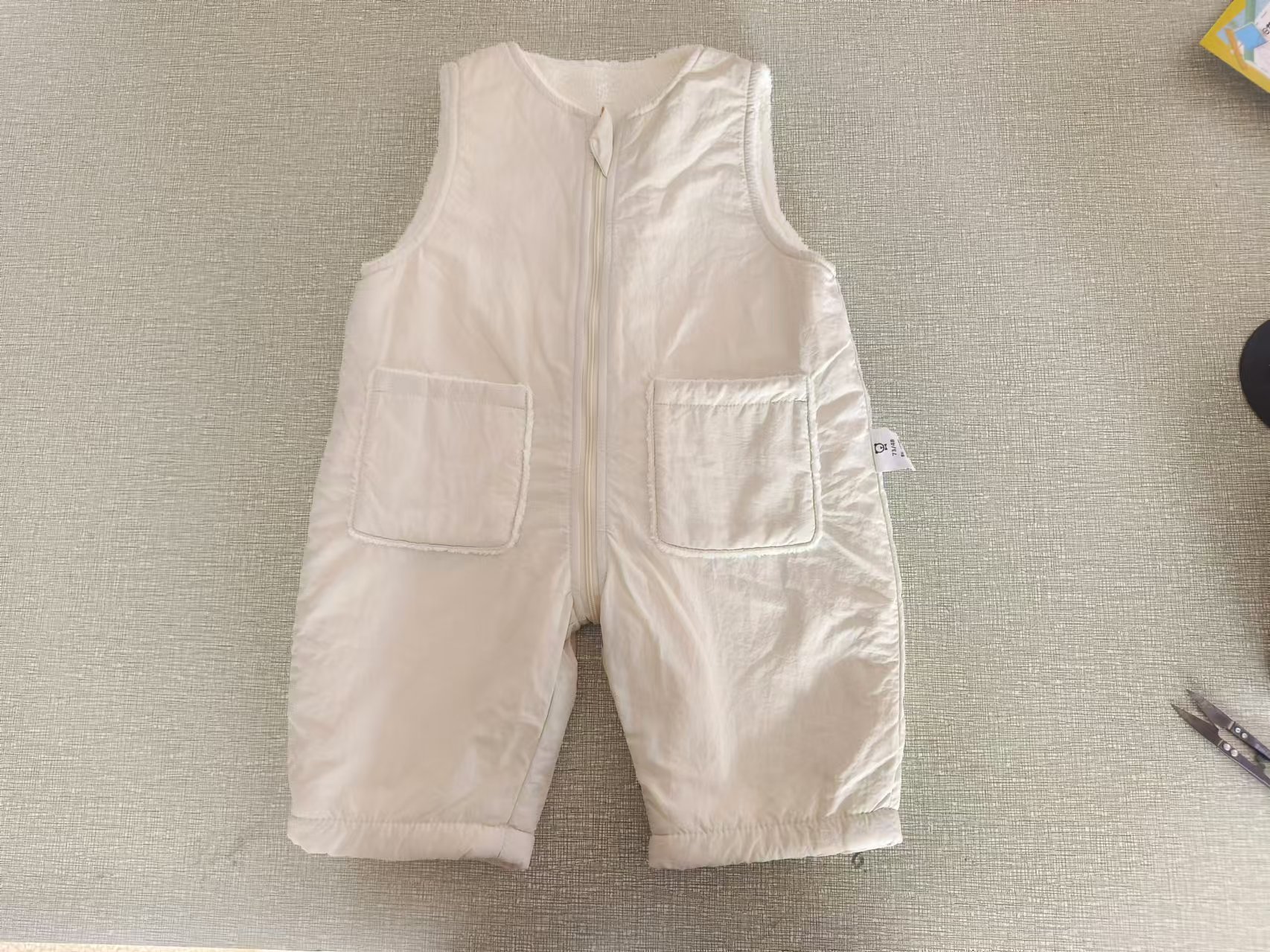 Waterproof, Windproof, and Snow Resistant DuPont Bib Overalls for All Genders - Beige & Light Grey