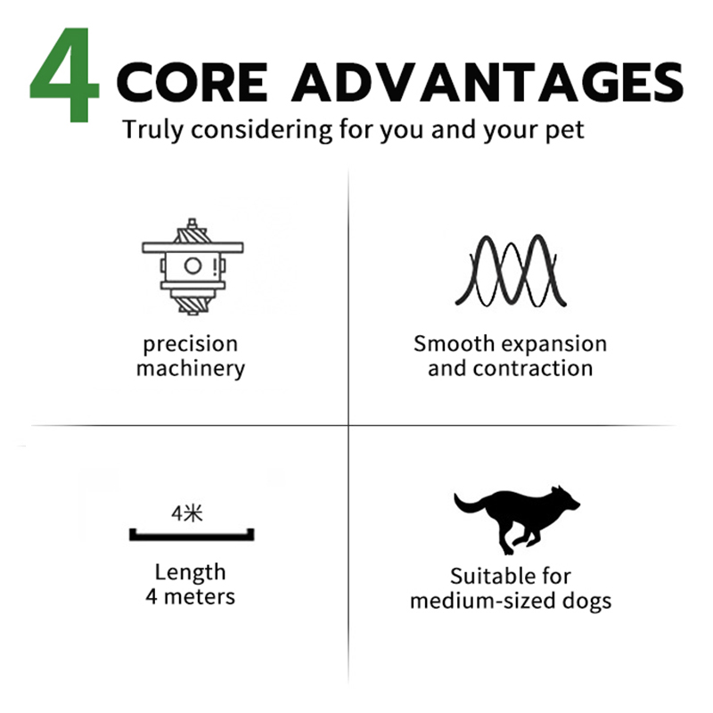 Pet Products Supplier Automatic Extending dog Leash High Quality Retractable Pet Rope Multi Color Led Dog Leash With Flashlight