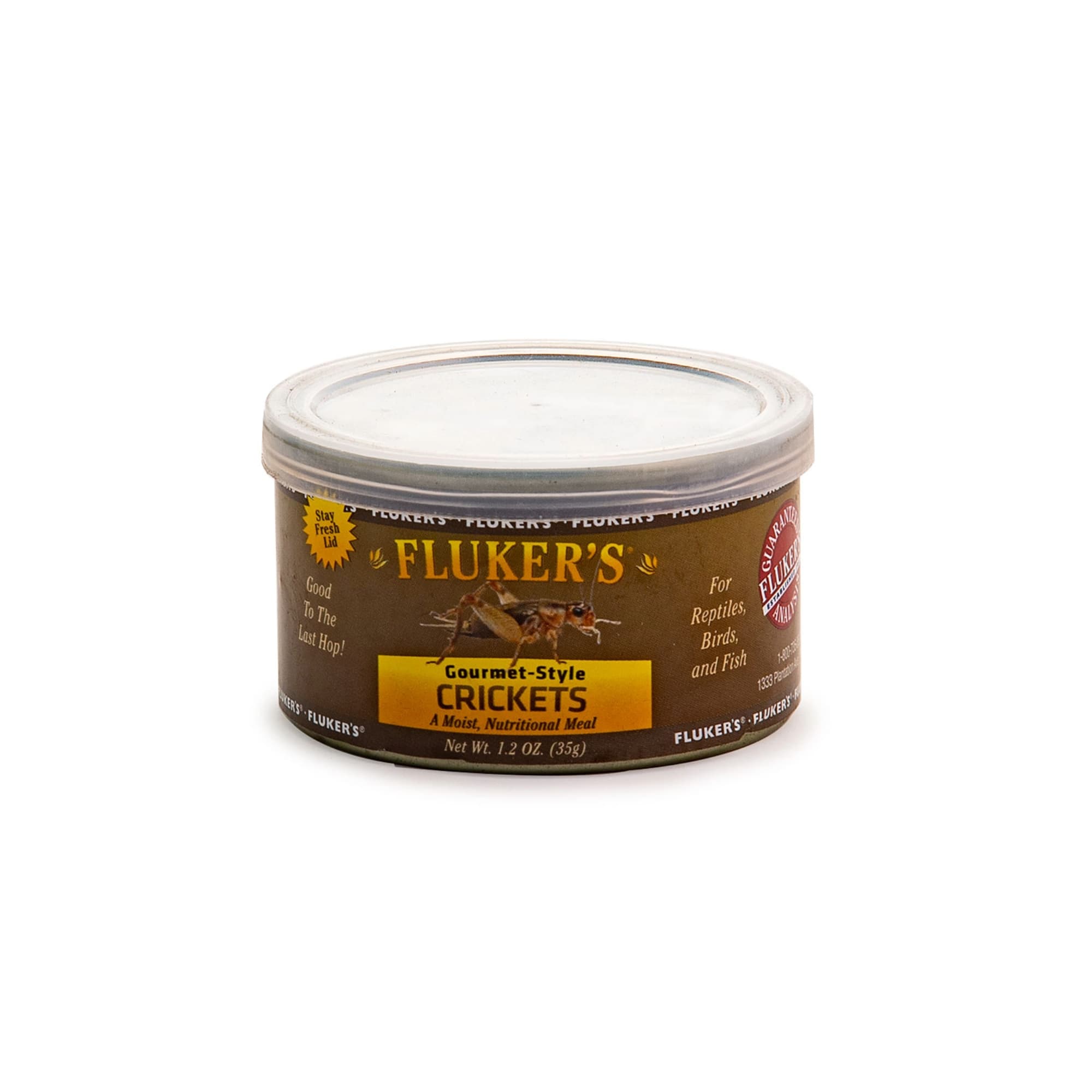Fluker's Gourmet Style Crickets Reptile Food, 1.2 oz.