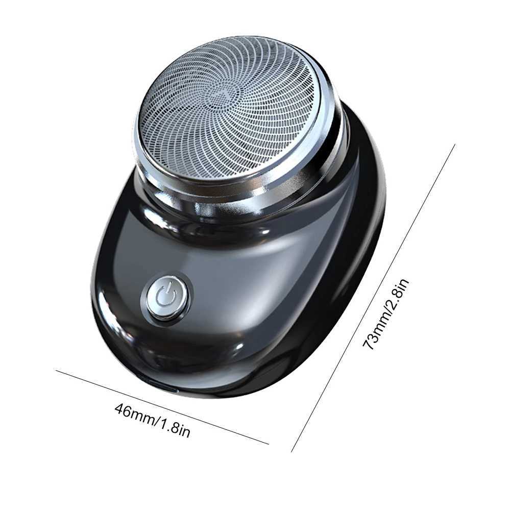 Portable Shaving Machine for Men Travel Attire Electric Shaver USB Rechargeable Mini Pocket Waterproof Shaver Gift for FatherXJ241207