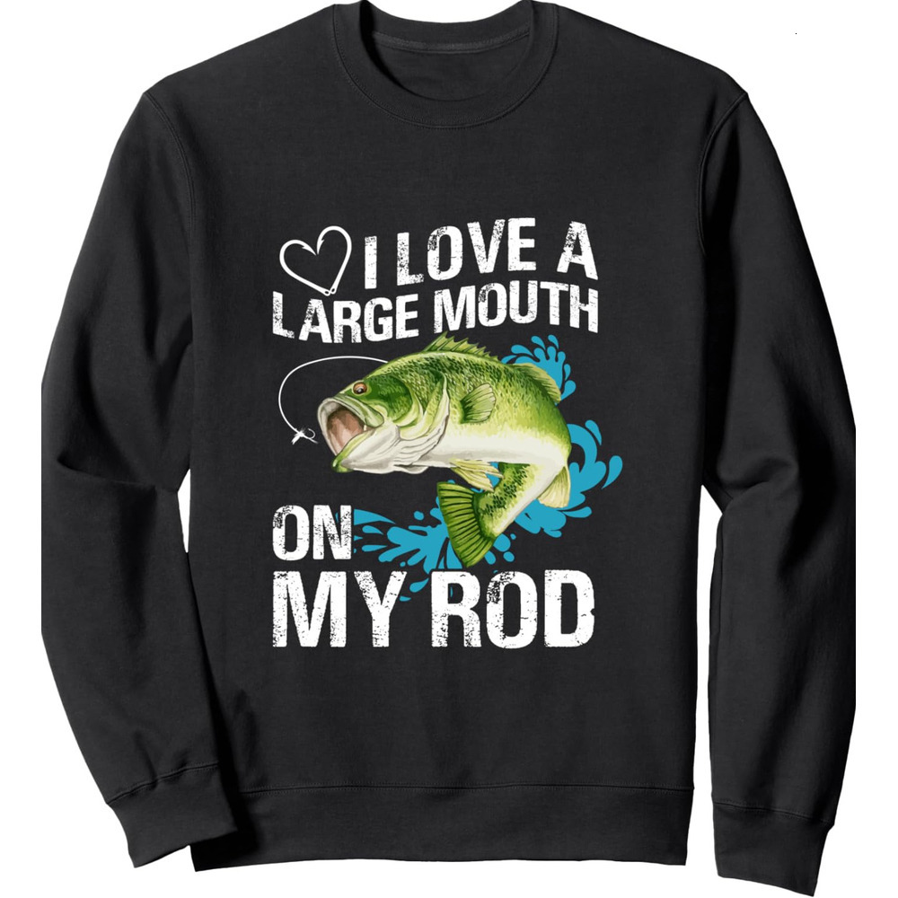 Long Sleeve Shirts for Men sweatshirt Fish Lover Design Sweatshirt Tee Streetwear Casual tops clothes cool