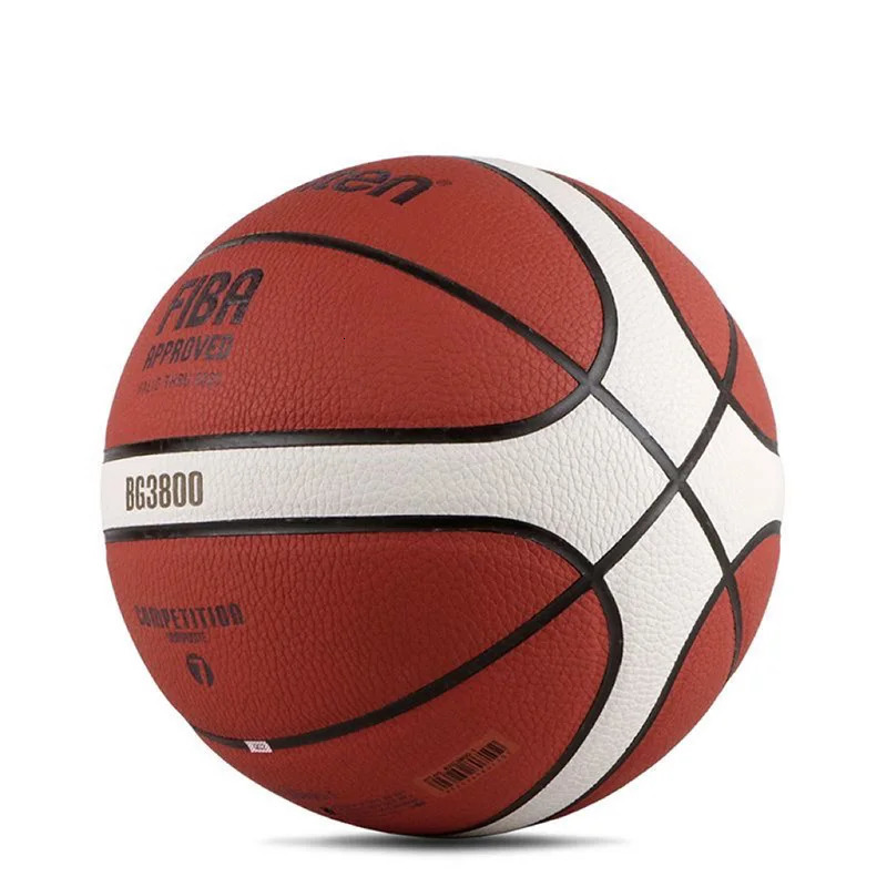 Official Molten BG3800 Basketball Men Women Size 7 PU Game Training Standard Balls Kids Adult Competition Team Basketballs 241120