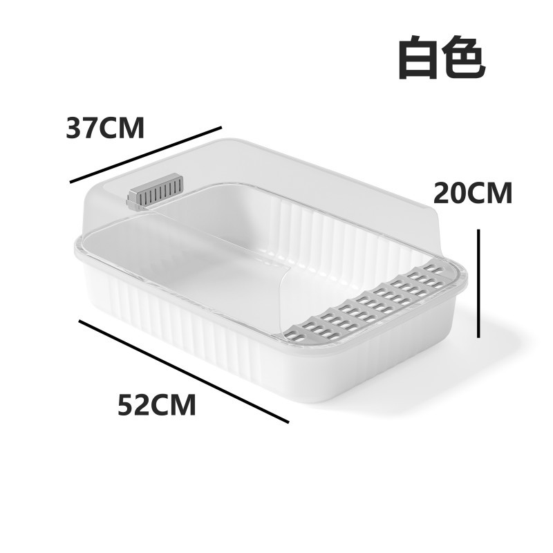 New design Litter Box Cat Toilet Litter Box Cleaning Cat Toilet Extra large Cat Toilet Plastic Training Kit Litter Box