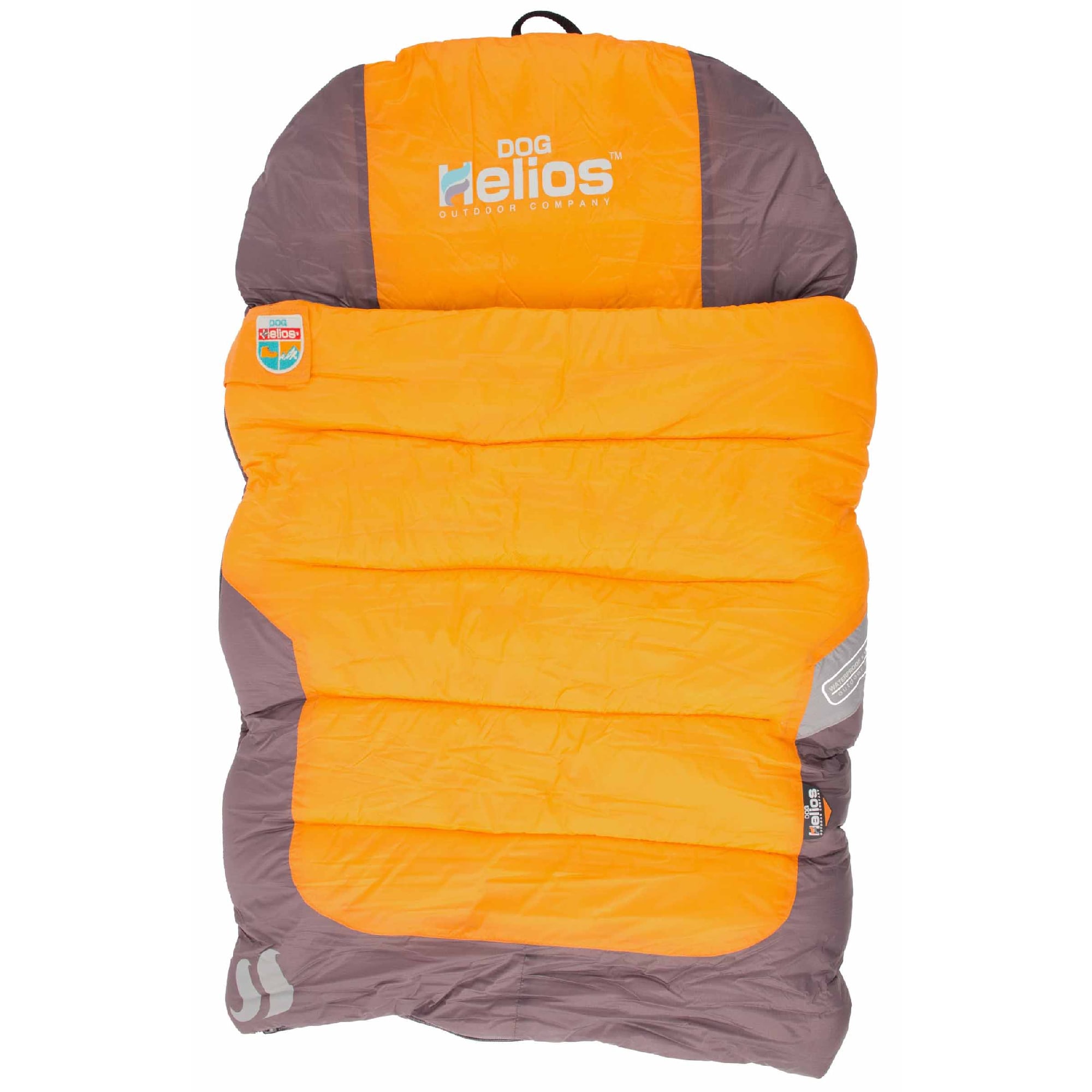 Dog Helios Orange Trail-Barker Multi-Surface Travel Dog Bed Featuring BlackShark Technology, 39.4" L X 25.7" W