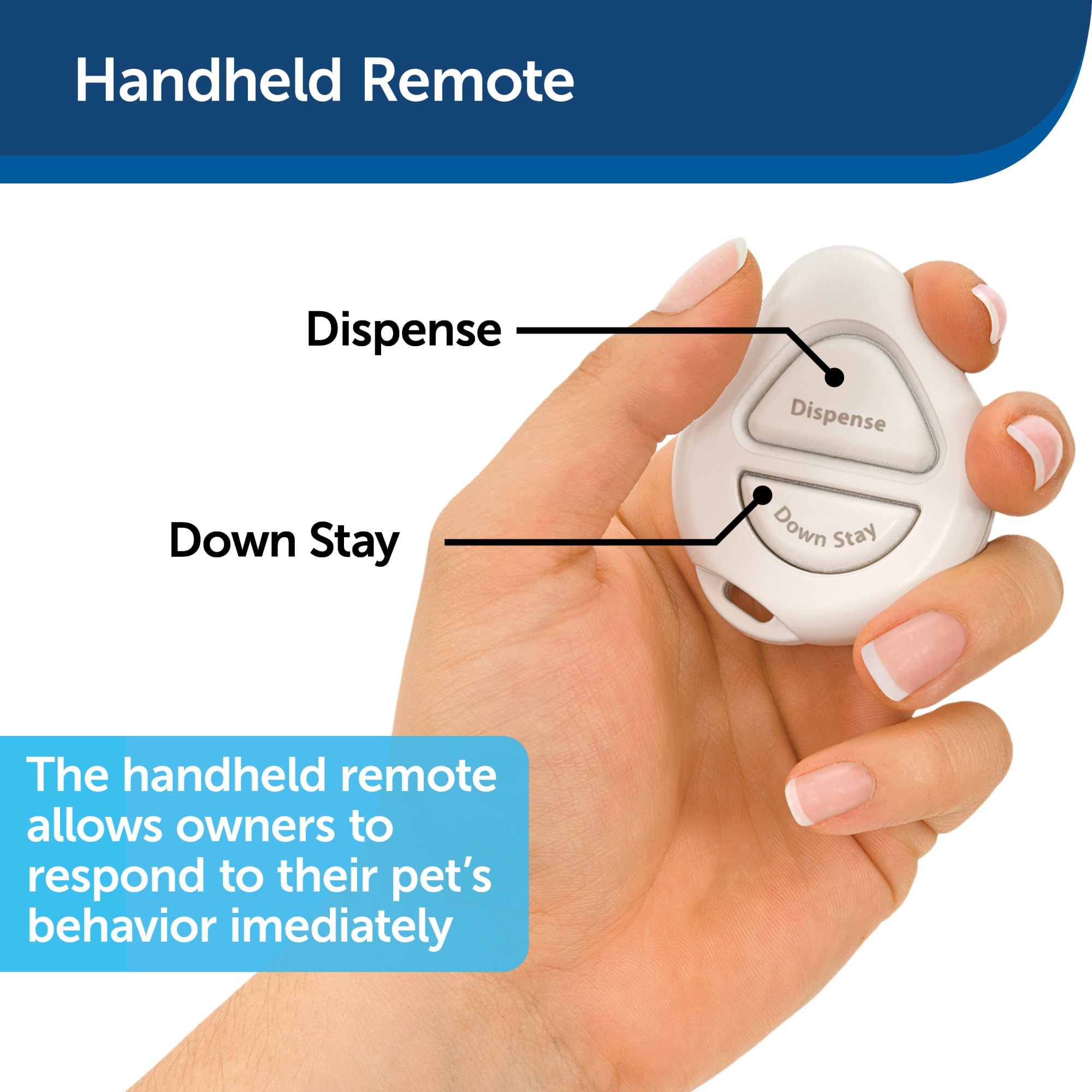 PetSafe Treat & Train Manners Minder Remote Reward Dog Trainer