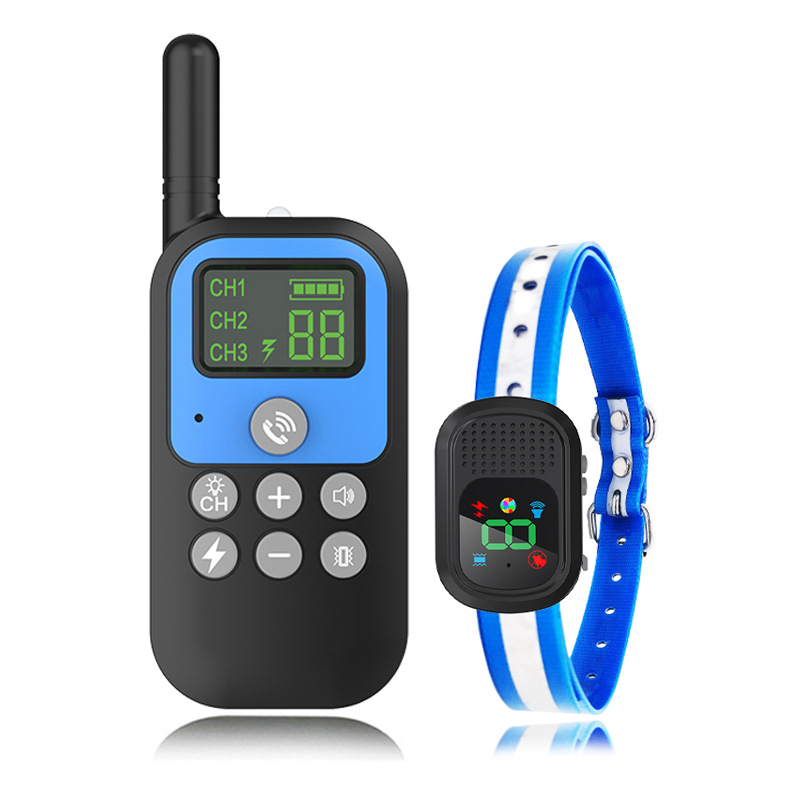 Hot sale hot sale control pet shock collar rechargeable anti barking collar dog training collars