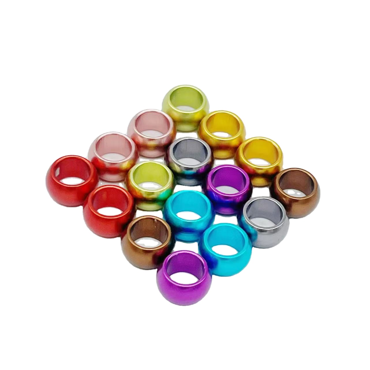 2025 Whosele Parrot Ring Blank Aluminium For All kinds Birds ,Various Color for Choice ,8mm Pigeon Foot Rings for Pet tags