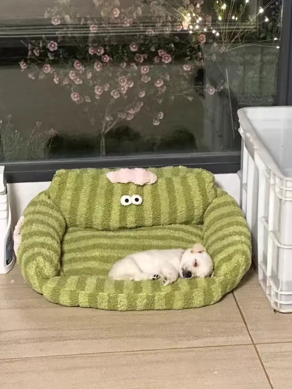 Puppy special sofa kennel winter warm pet Internet celebrity cat nest small dog sleeping mat cushion winter bed 241125