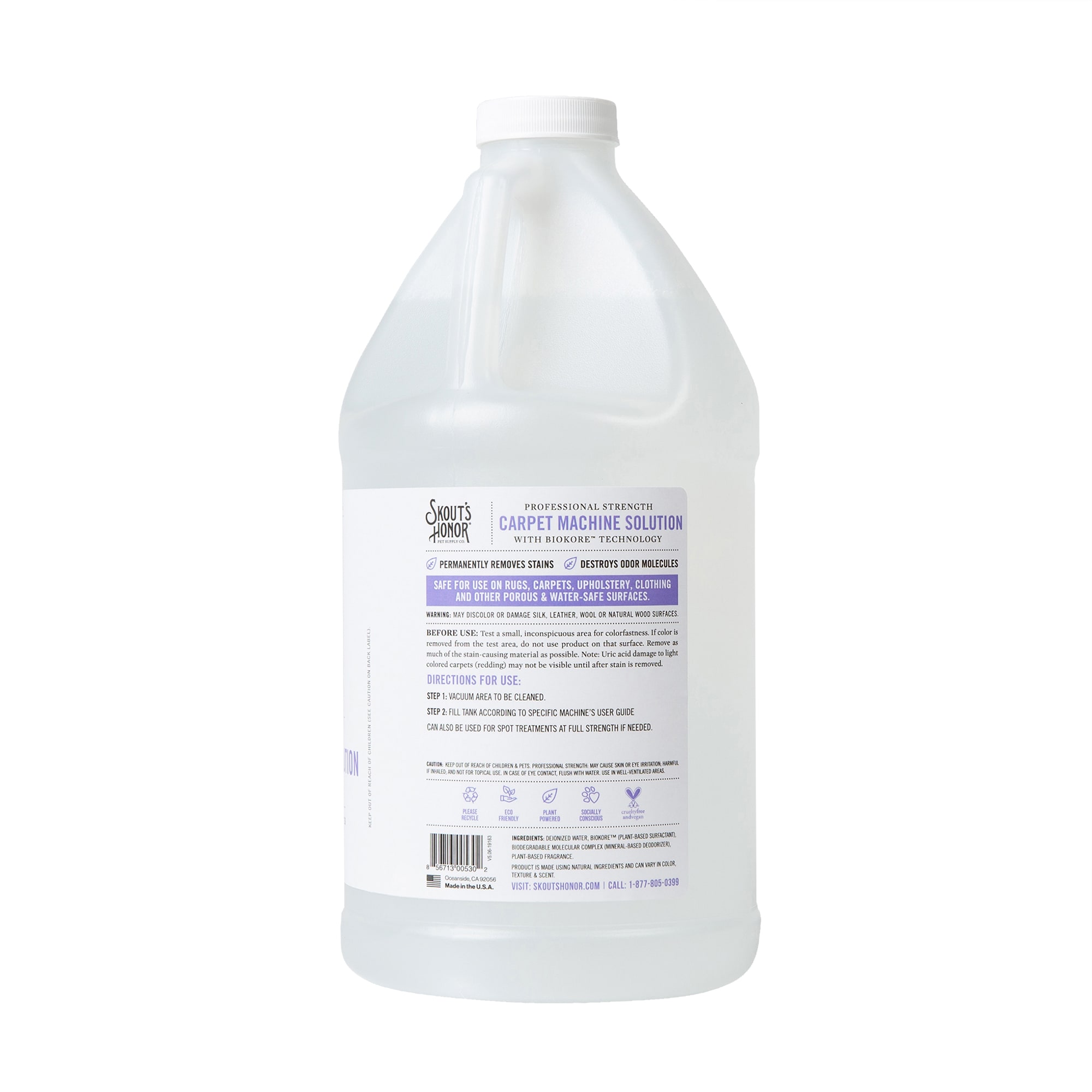 Skout's Honor Carpet Machine Solution for Dogs, 64 fl. oz.