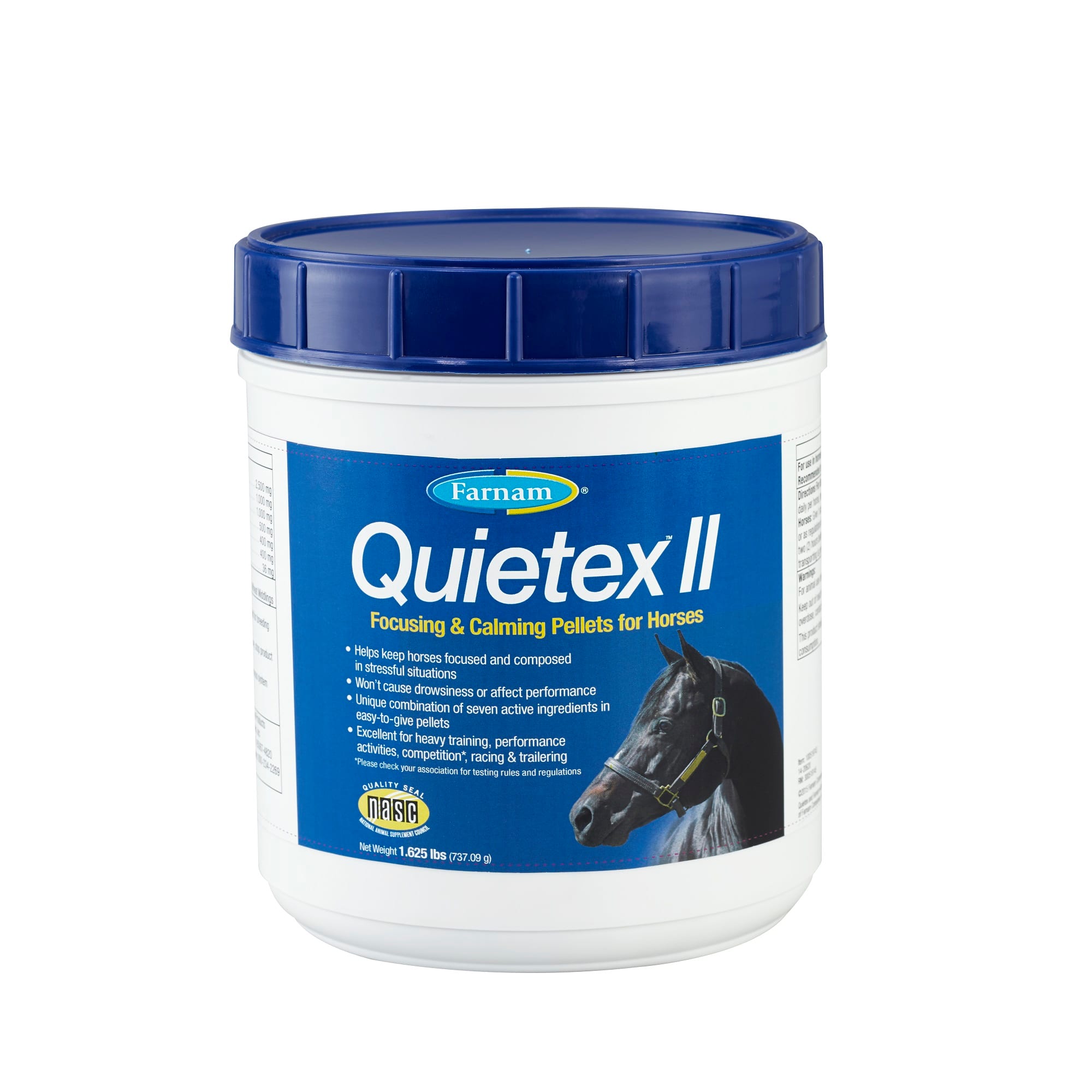 Farnam Quietex II Focusing & Calming Pellets, 1.625 lbs.
