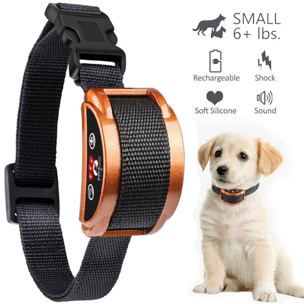 anti barking device for dogs rechargeable Pups Dog Training Collar Anti Bark Collar Stop for small Dogs