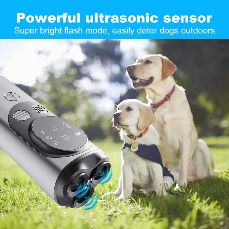 Rechargeable Ultrasonic Sound Bark Control Dog Bark Deterrent Devices Anti Barking Device Ultrasonic Dog Repeller for Dogs