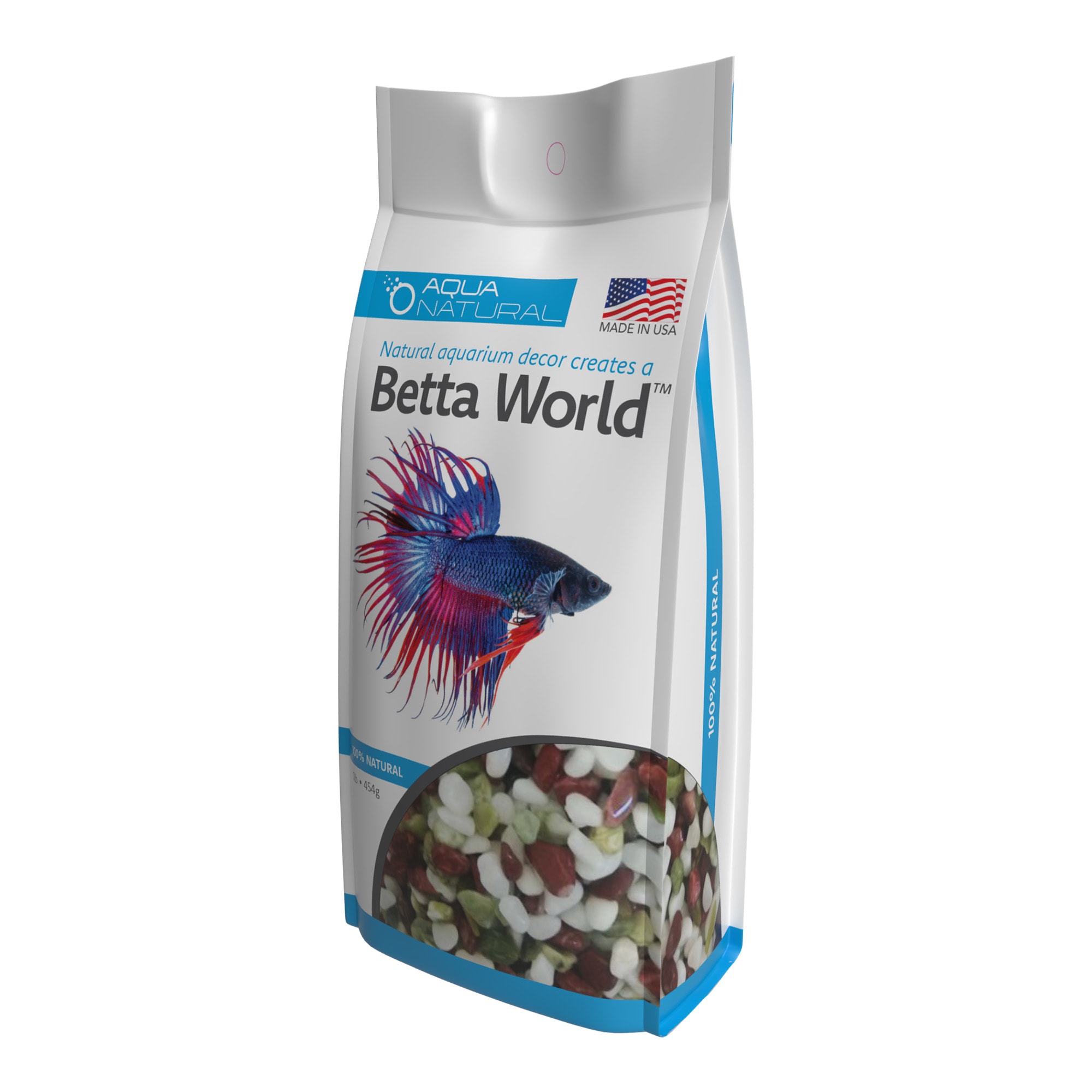 Aqua Natural Betta World Tutti Frutti Gravel, Small