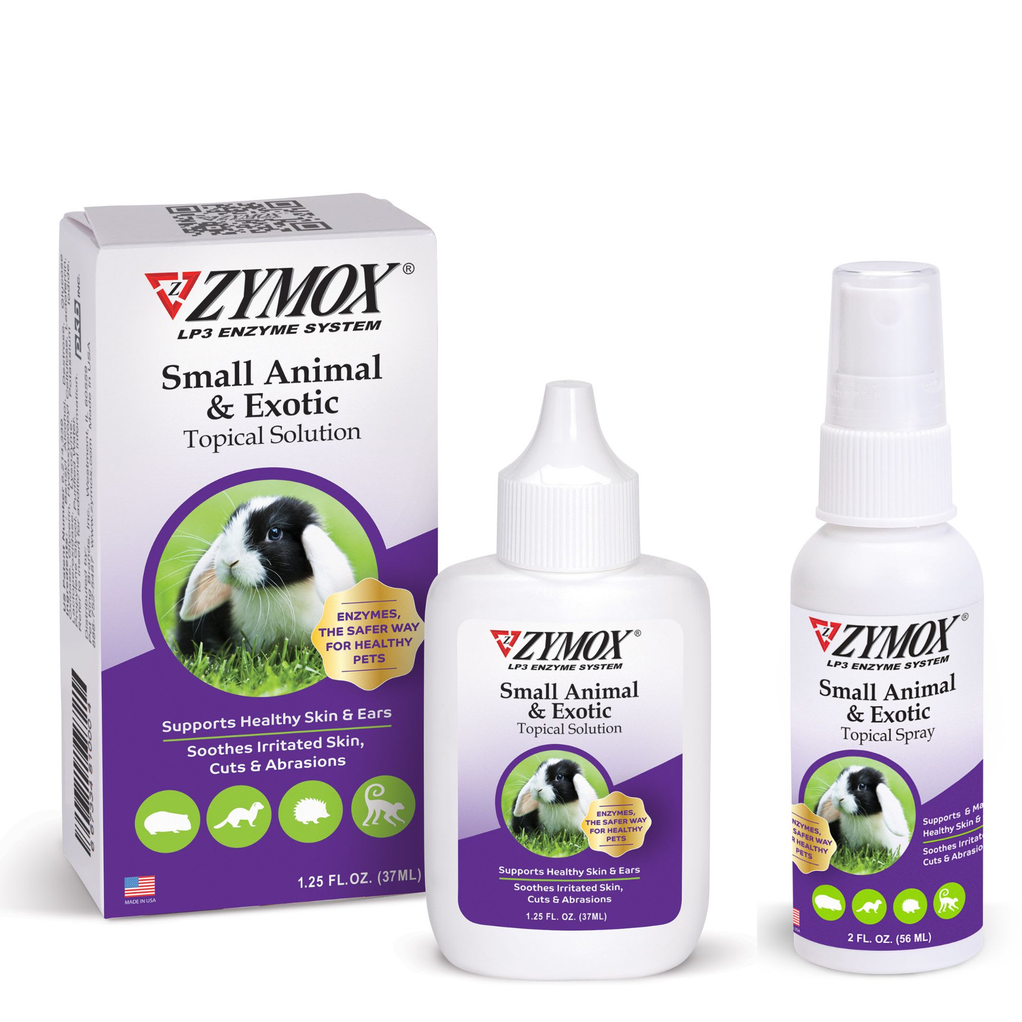 Zymox Small Animal & Exotic Topical Solution, 1.25 fl. oz.