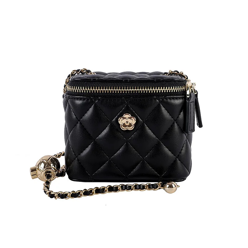 Camellia Dia Chain Box Small Winter Mini Designer Shoulder Crossbody Bag - Women's hot Handbag Wallet