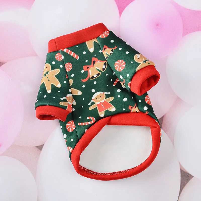 Christmas Small Dog Hoodie Coat Winter Warm Pet Clothes for Bulldog Chihuahua Dog Sweatshirt Puppy Cat Pullover PetsXJ241125