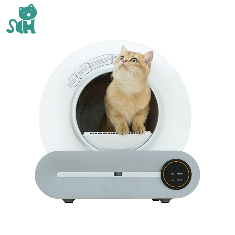 New Washable Silo Deodorant Smart Pet Toilet Infrared Induction Remote Control Large Capacity Closed Cat Litter Box