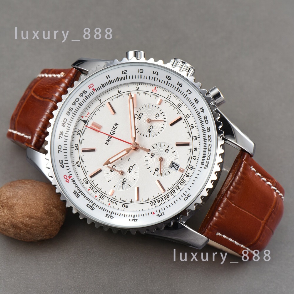 Top Sale Quartz Luxury Watches for Men Automatic Date Steel Band Business Wristwatch Chronograph Daily Imperproof Designer Fashion Male AAA Clock