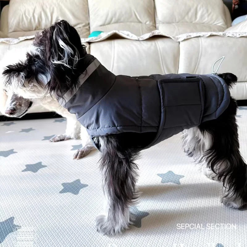 Windbreak Pet Clothes Winter Warm Thicken Puppy Dog Down Jacket for Small Medium Dogs Whippet Greyhound Coats mascotas Clothing 241125