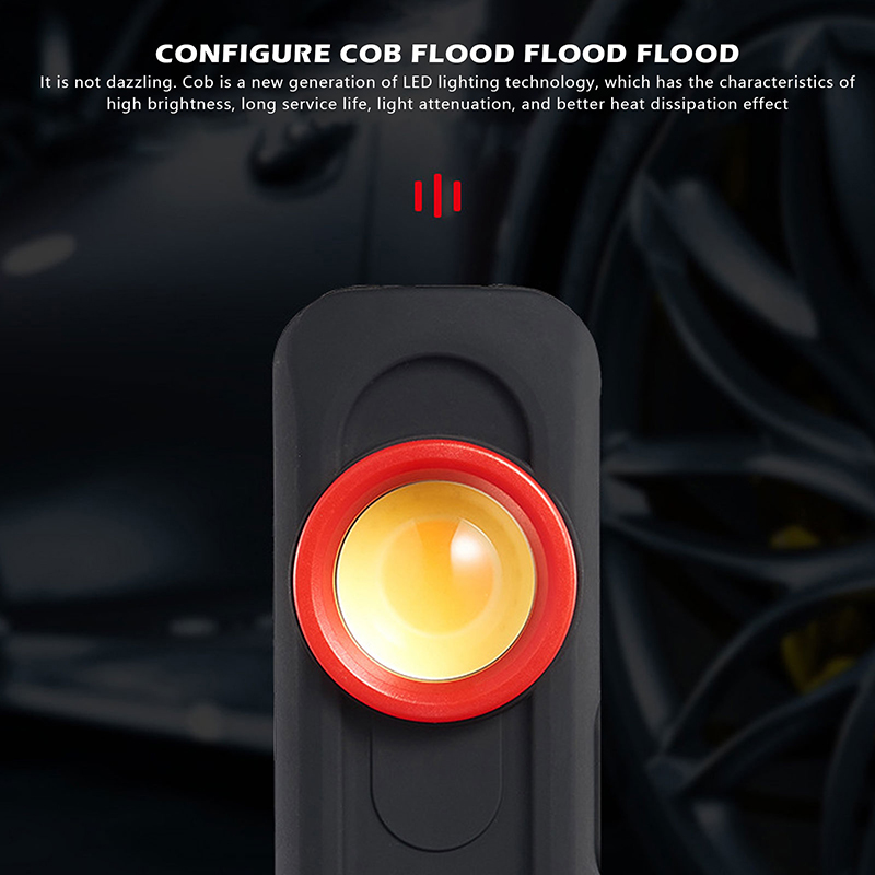 Auto Repair Working Light LED Flashlight Car Detailing Tools Car Paint Lamp Scan Swirl Magnetic Grip Multifunction Torch