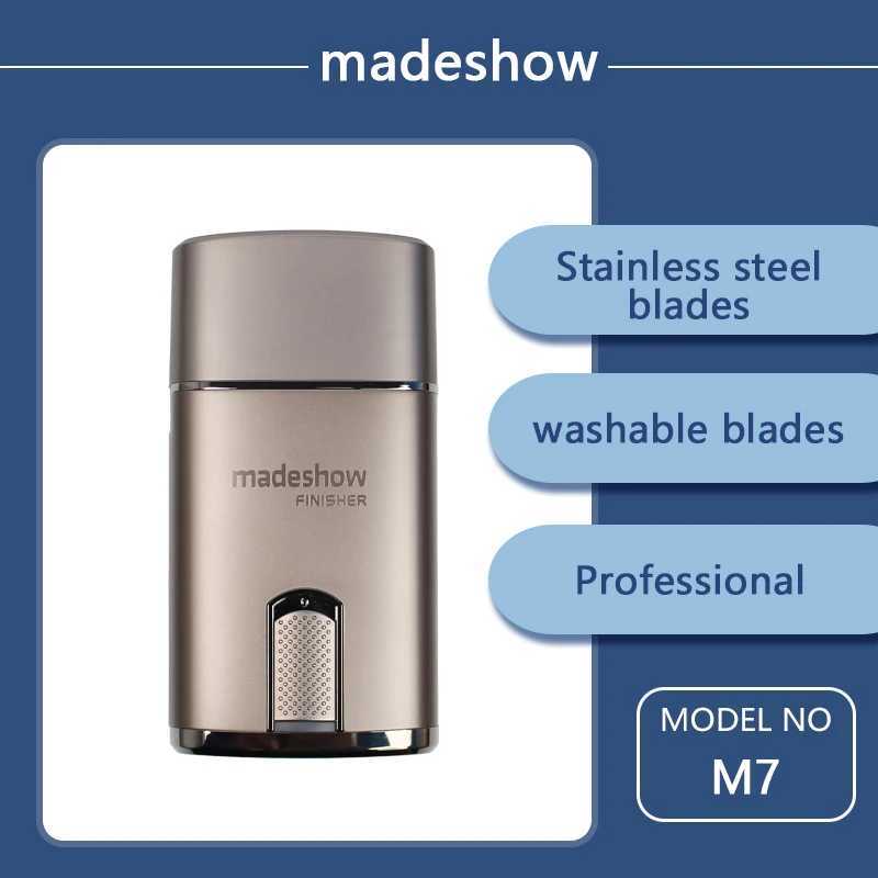 Madeshow M7 Professional Rechargeable Electric Blade Mens Barber Machine Hair Trimmers Clippers Set Beard ShaverXJ241125
