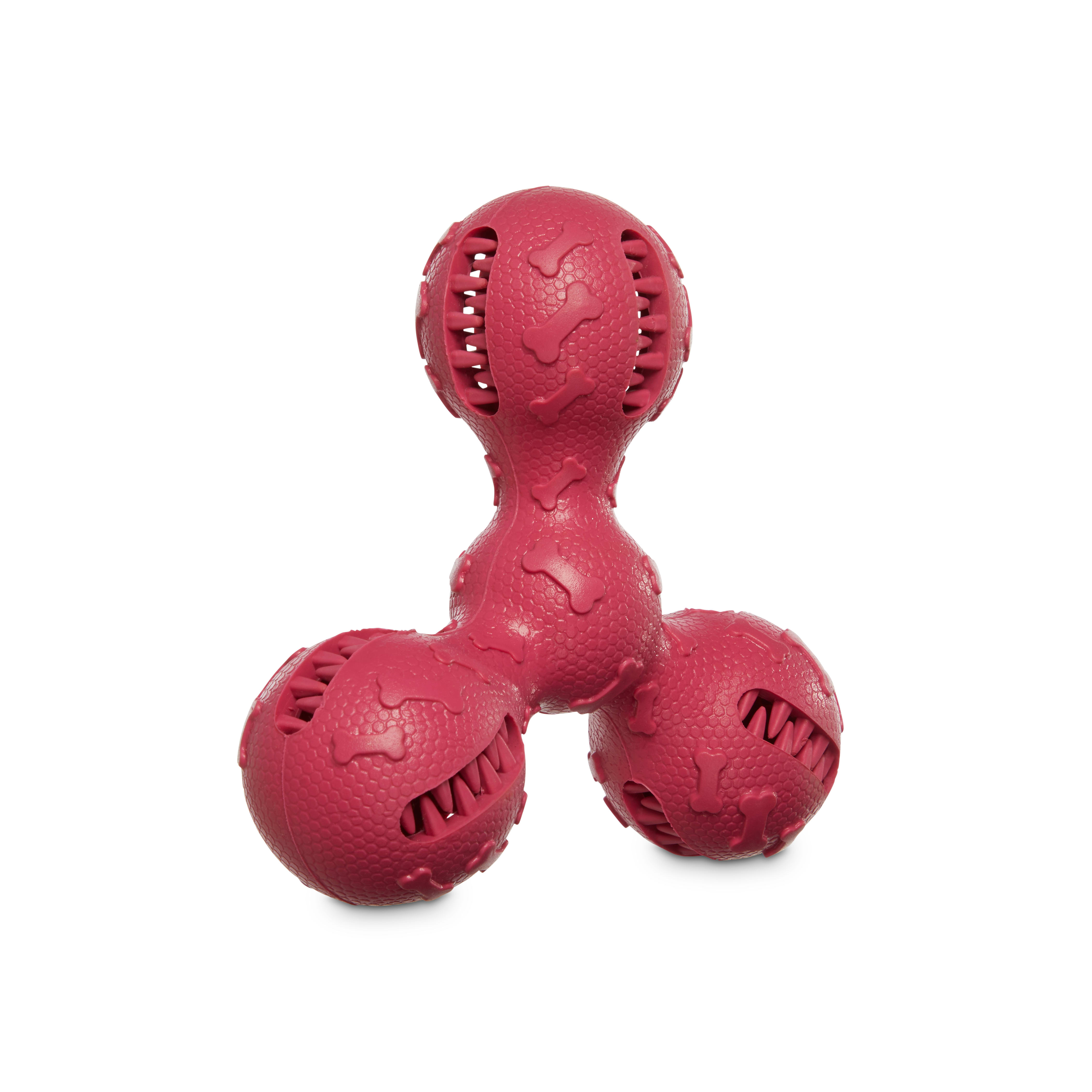 Leaps & Bounds Triad Treat Dispenser Dog Chew Toy, Large