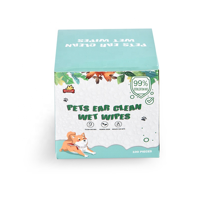 Pet Grooming Cleaning Tool Soft Non-Woven Cat Dog Wipes Pet Ear Wet Wipes