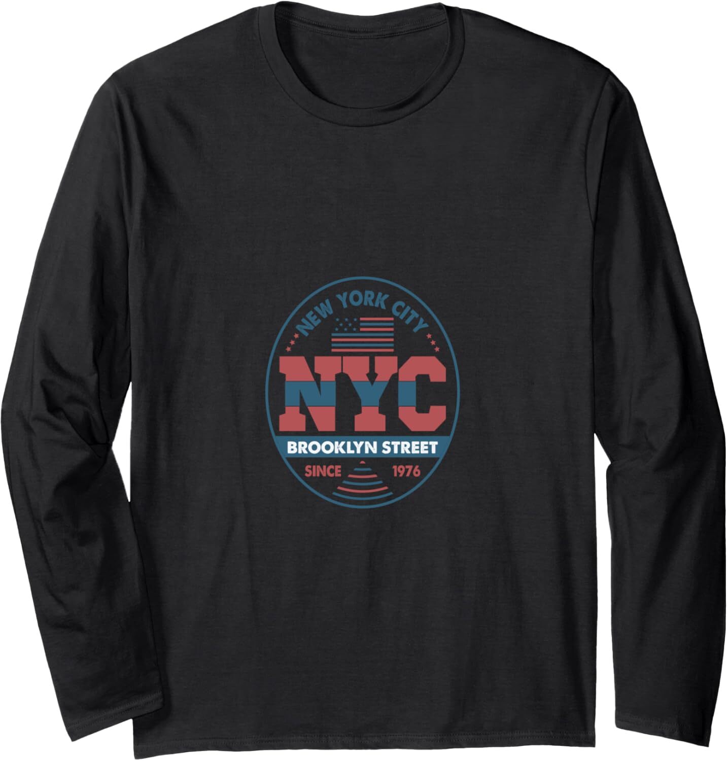Long Sleeve Shirts for Men sweatshirt New York Brooklyn Style - Minimalist Design Tee Long Sleeve Streetwear Casual tops clothes cool