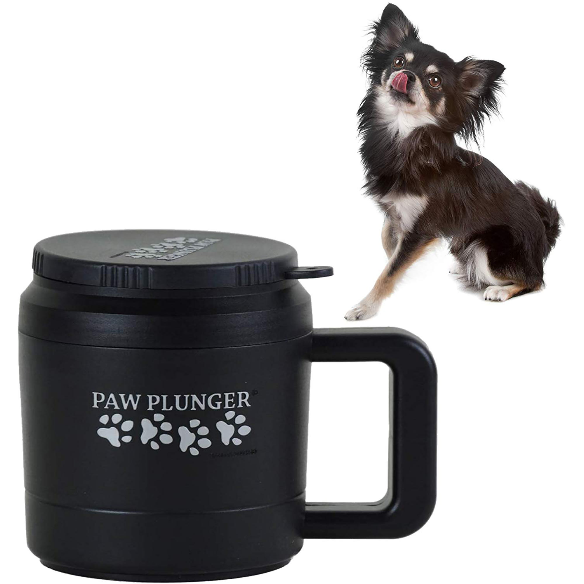 Pet Product Innovations Black Paw Plunger for Dogs, Medium