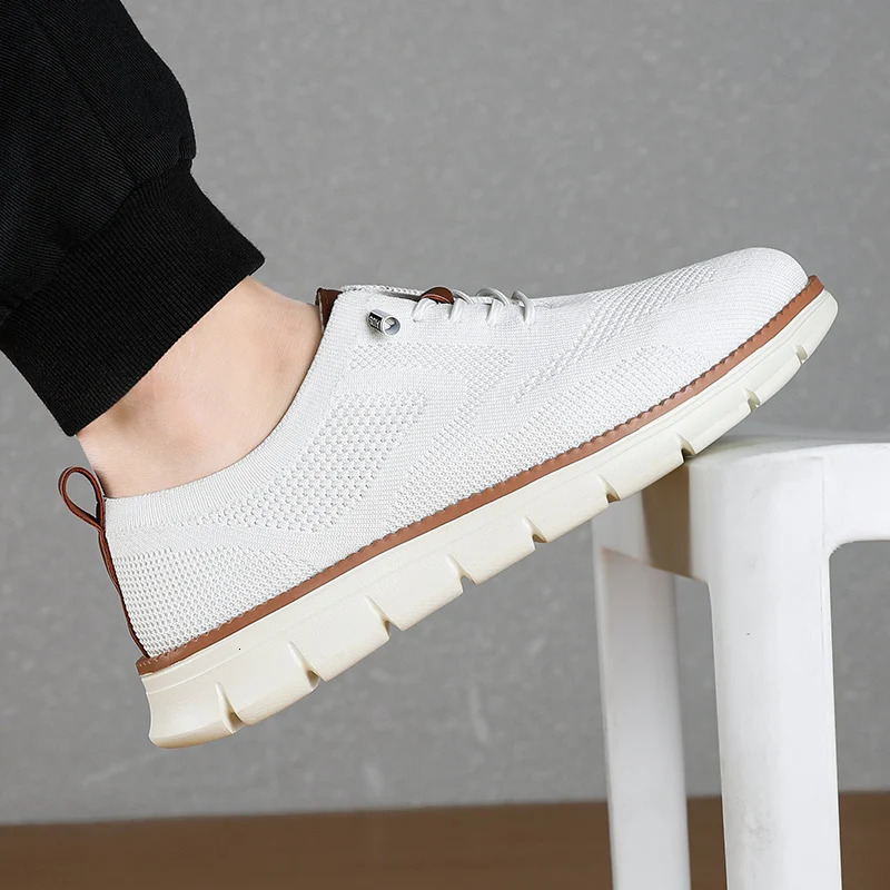 Men Casual Sports Shoes Anti Slip Wear-Resistant Breathable Cushioning Color Blocking Versatile Casual Sports Shoes 241125