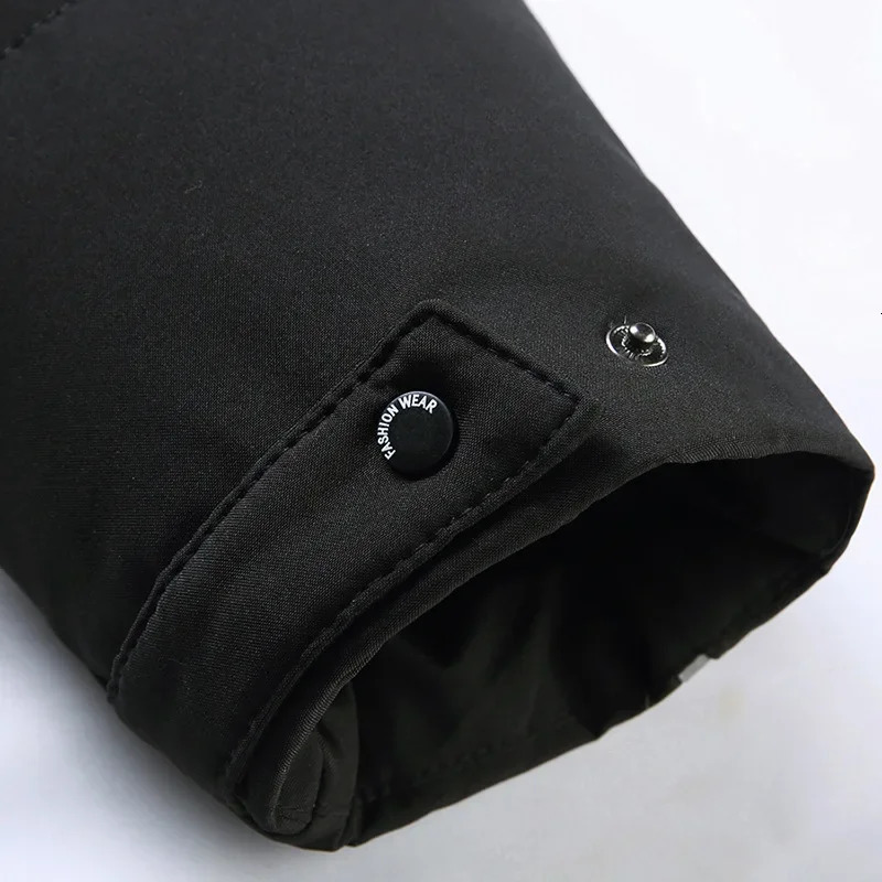 Fashion Men 90% White Duck Down Hooded Jackets Mens Winter Thick Warm Waterproof Parka Overcoat Long 5XL 241112