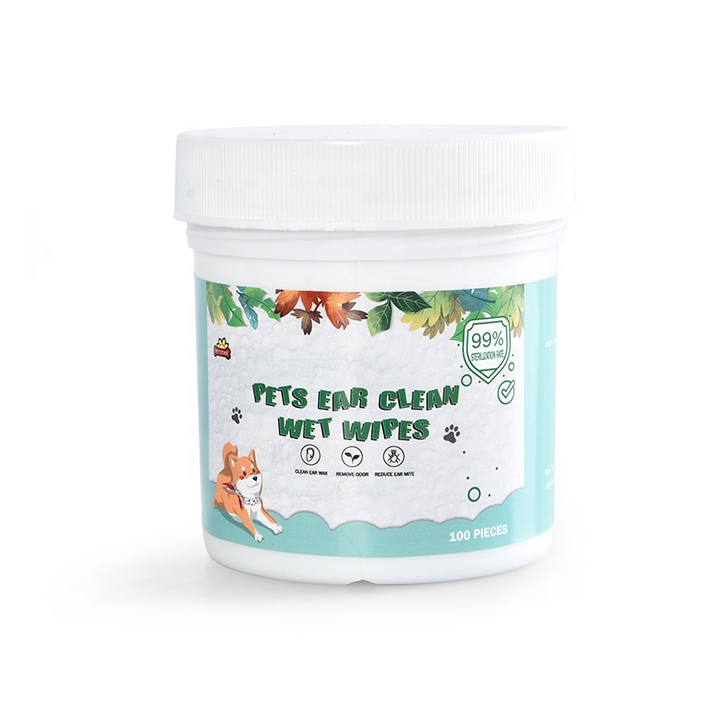 Pet Grooming Cleaning Tool Soft Non-Woven Cat Dog Wipes Pet Ear Wet Wipes