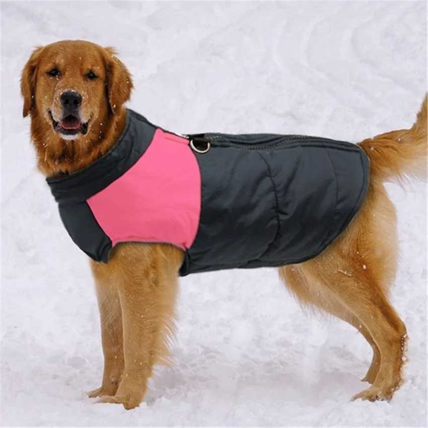 S-7XL Pet Dog Clothes Fashion Winter Thicken Warm Cotton Dog Coat Waterproof Jacket for Puppy Small Medium Large Dogs VestXJ241125