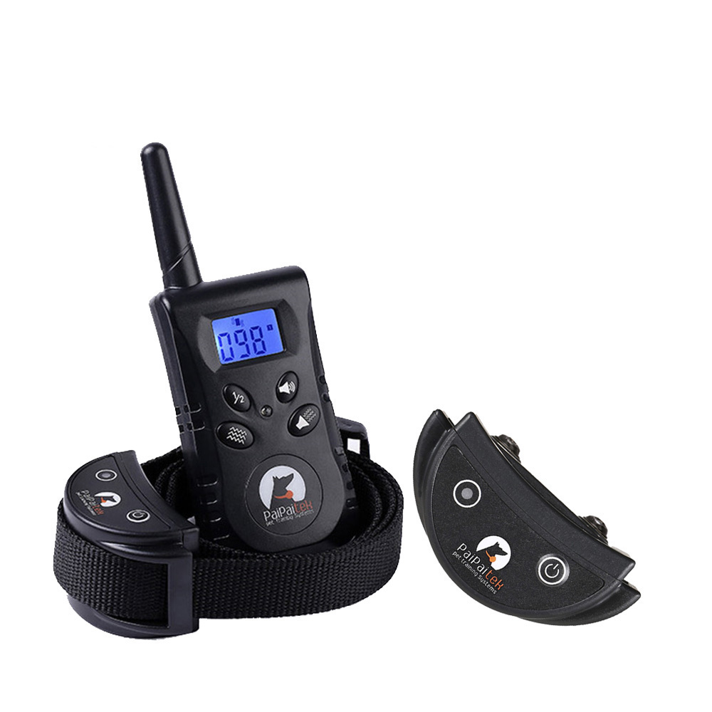 No Shock Safe Vibrate dog beeper personalized no bark training collar for dog