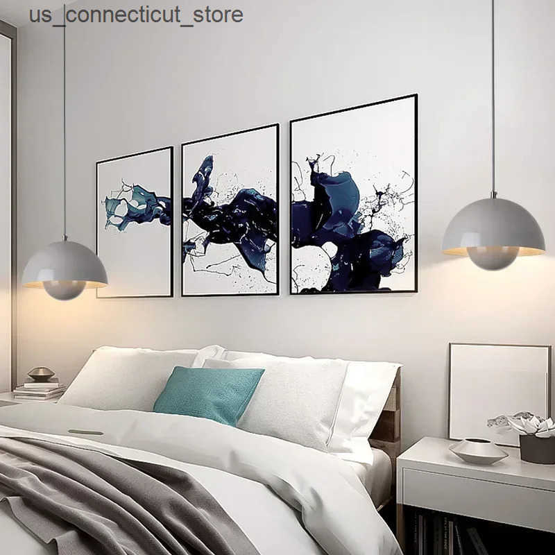 Pendant Lamps Nordic Semicircular Pendant Light Modern Color Restaurant Simple Hanging Lamp Denmark Indoor Living Room Bar Led Pendant Lamp L240910