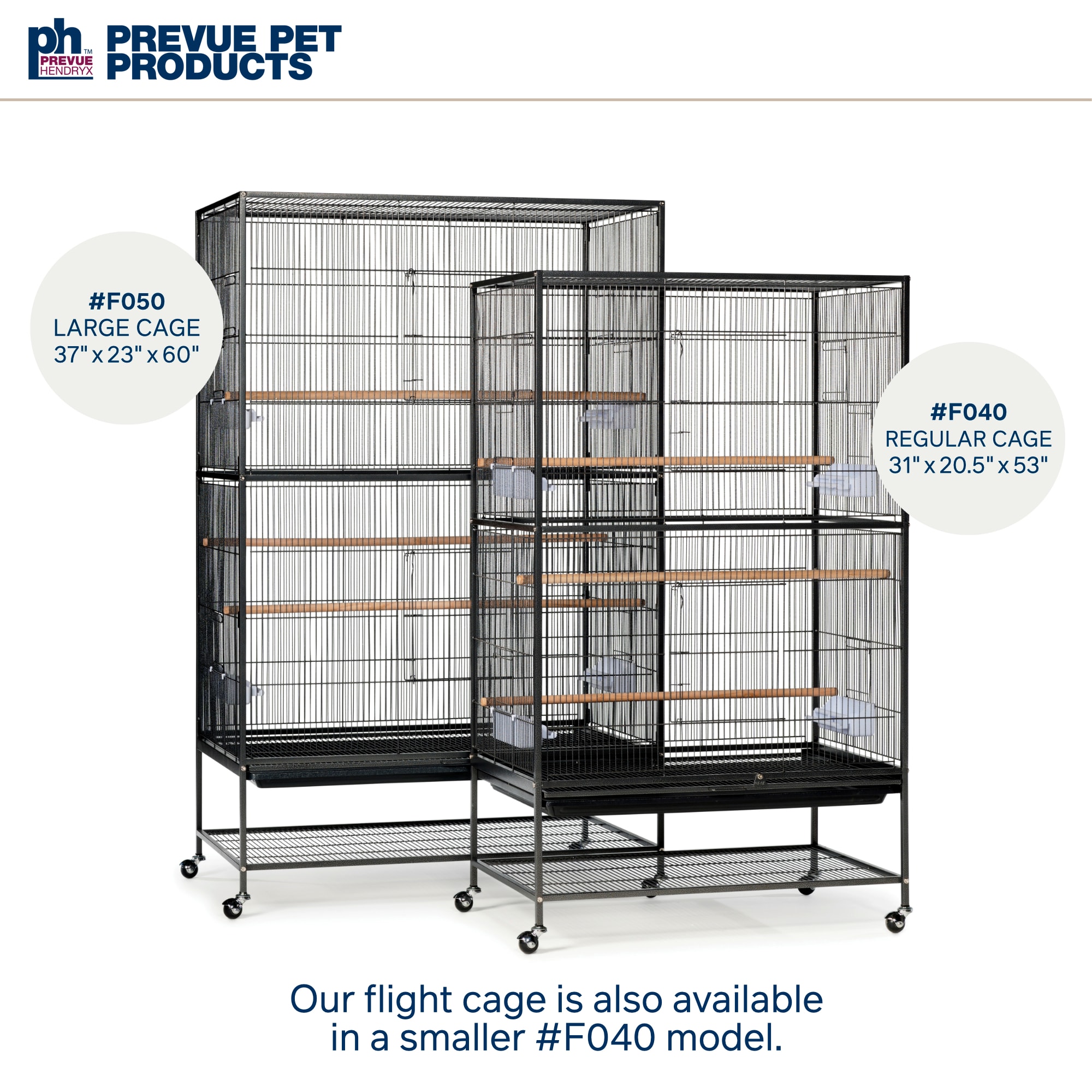 Prevue Pet Products Extra Large Wrought Iron Flight Cage Black Hammertone F050