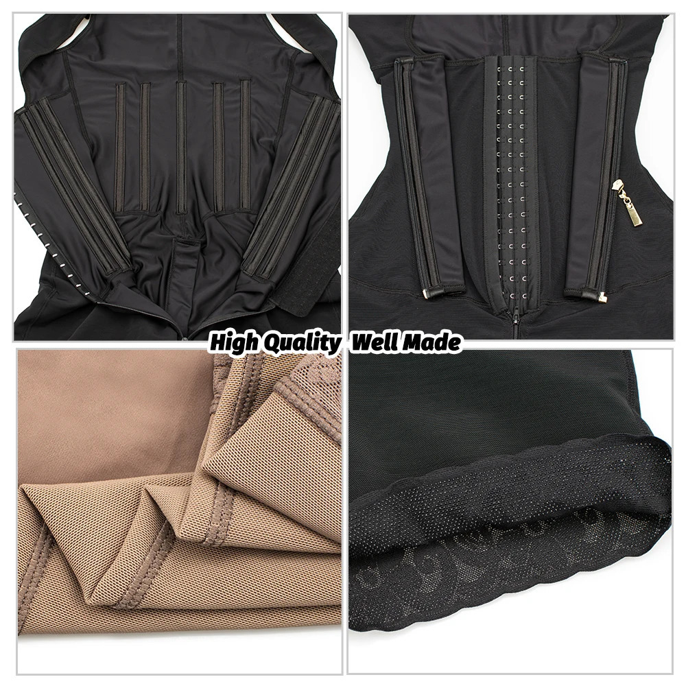 Slimming Girdle Faja Sculpting Shaper High Compression Corset Original Colombian Hourglass Shapewear Post Lipo Surgery Sheath 241112