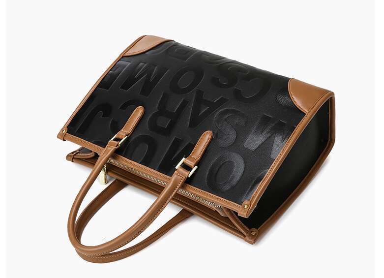 LEMON KOKO Large Capacity New Women's Handbag Minimalist Design Soft Leather Atmosphere Shoulder Versatile Tote Bag For Women