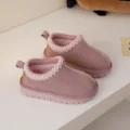 Winter Children Lowtop Snow Baby Genuine Leather Girls Retro Thicken Fur Boys Antislip Drop Delivery Baby, Kids Maternity Shoes Otuwf