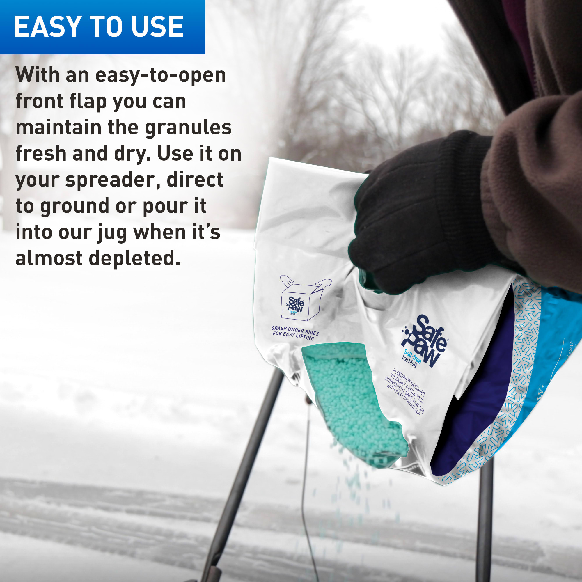 Safe Paw Ice Melter for Dogs, 22 lbs.