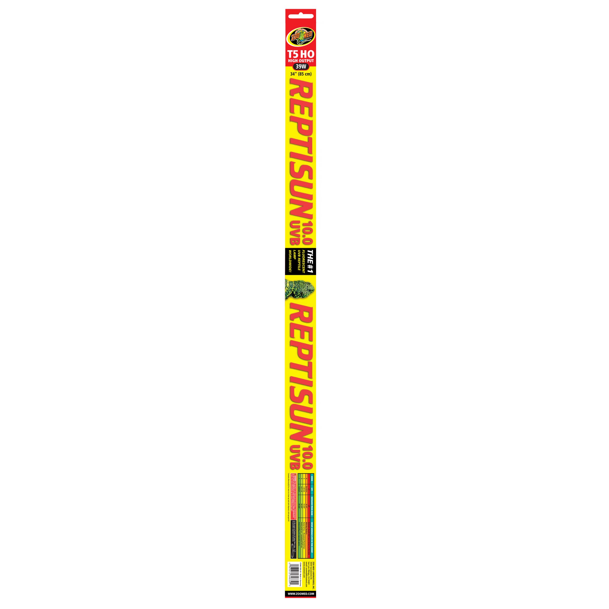 Zoo Med ReptiSun 10.0 HO T5 UVB Lamp, 34" L, 39 Watts