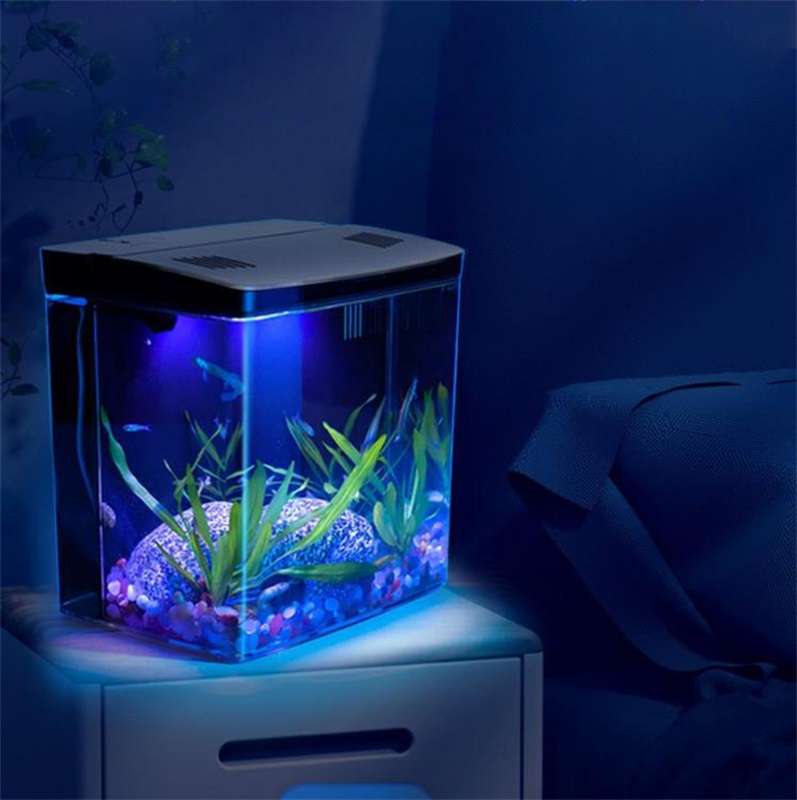 Zaohetian Betty's small fish tank with lights Acrylic Aquarium ABS fish tank
