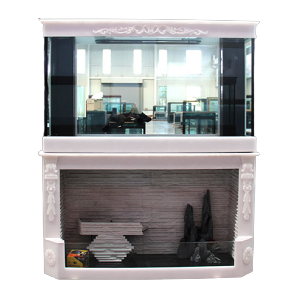 WOLIZE Glass Wholesale Commercial Wall Aquarium Supplies Arowana Ecological Landscape Large 1000 Liter Fish Tank