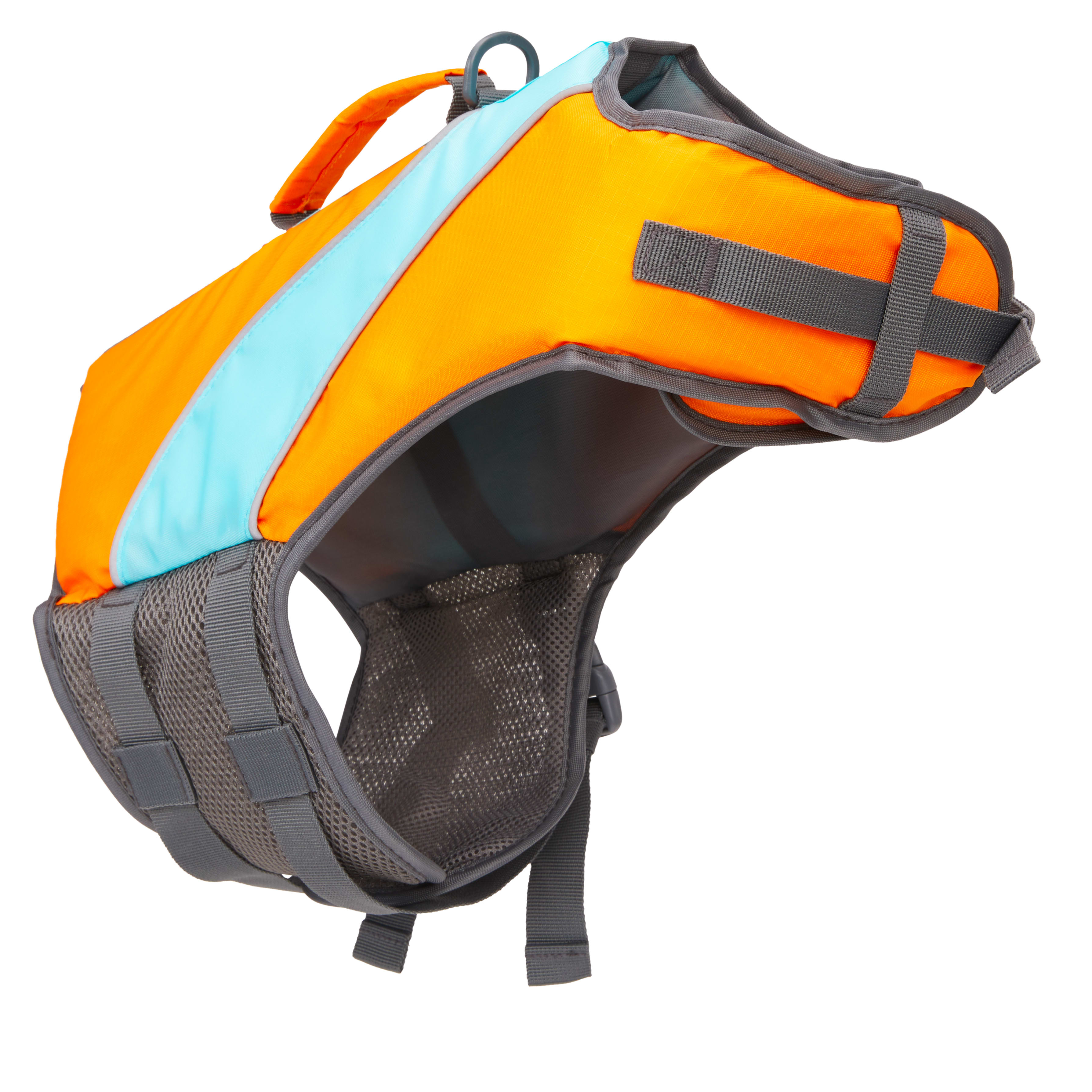 YOULY Orange/Blue Dog Float, X-Small