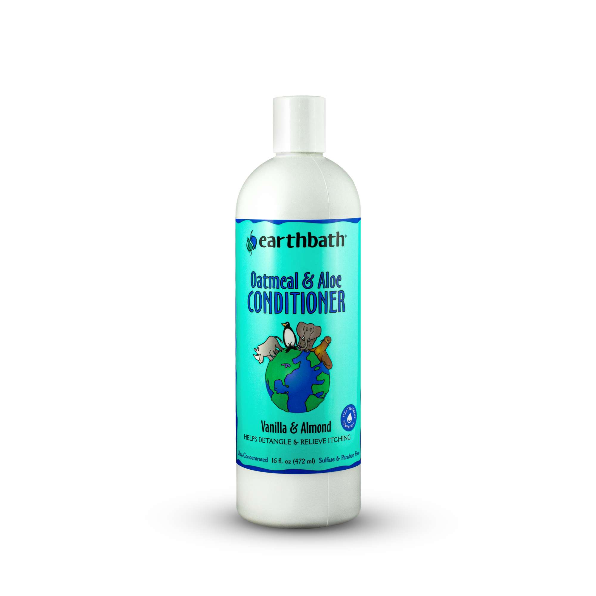 Earthbath Oatmeal & Aloe, Vanilla & Almond Pet Conditioner, 16 fl. oz.